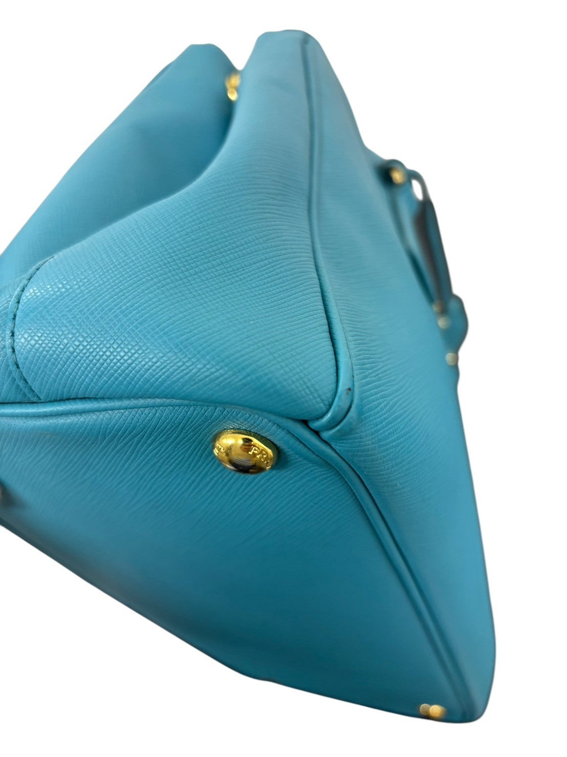 PRADA Galleria Sky Blue Shoulder bags