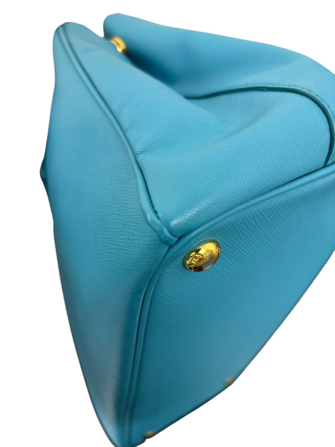 PRADA Galleria Sky Blue Shoulder bags