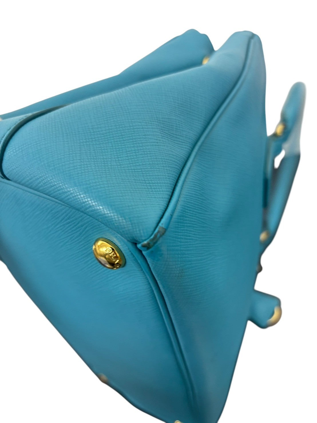 PRADA Galleria Sky Blue Shoulder bags