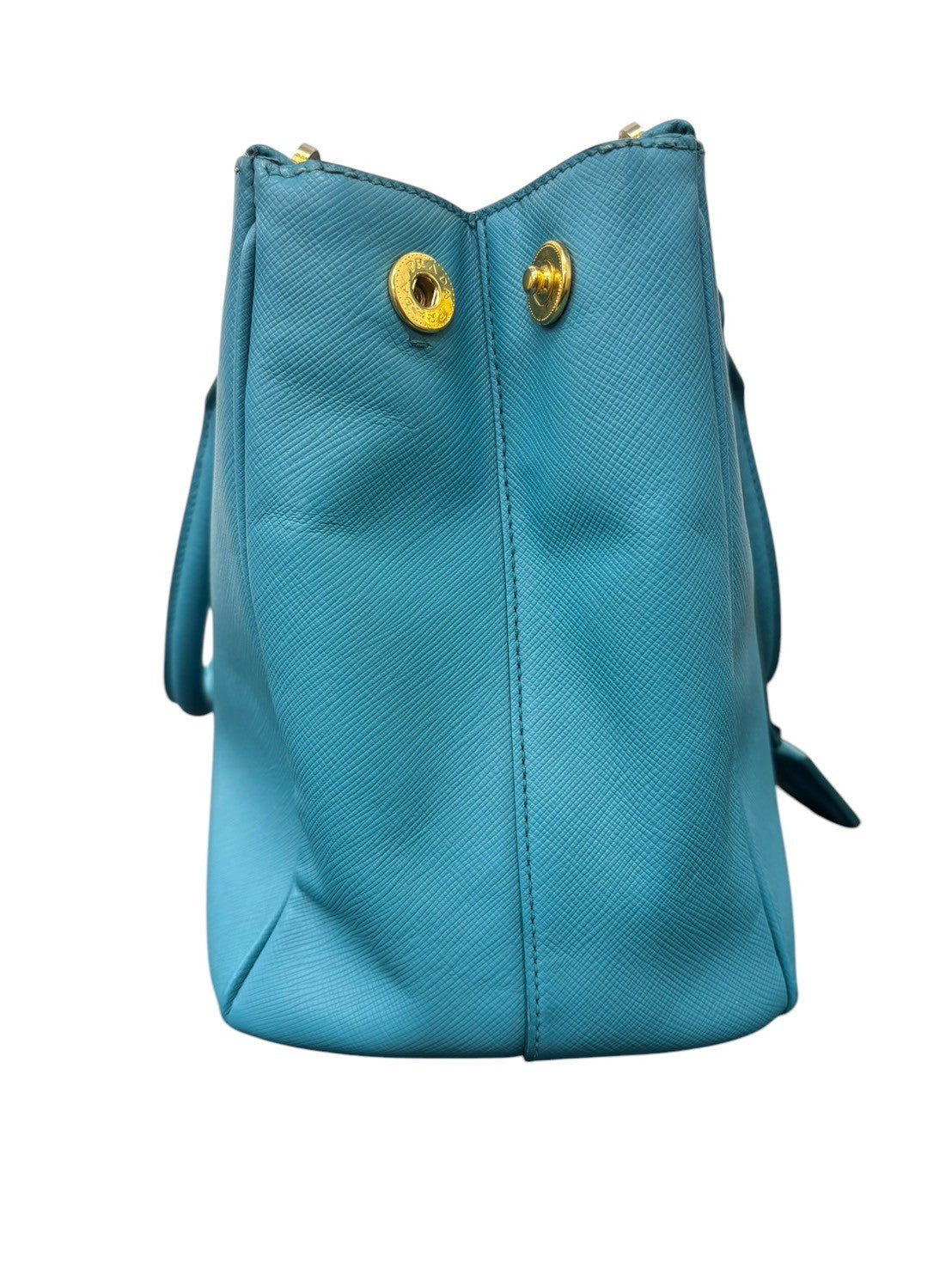 PRADA Galleria Sky Blue Shoulder bags