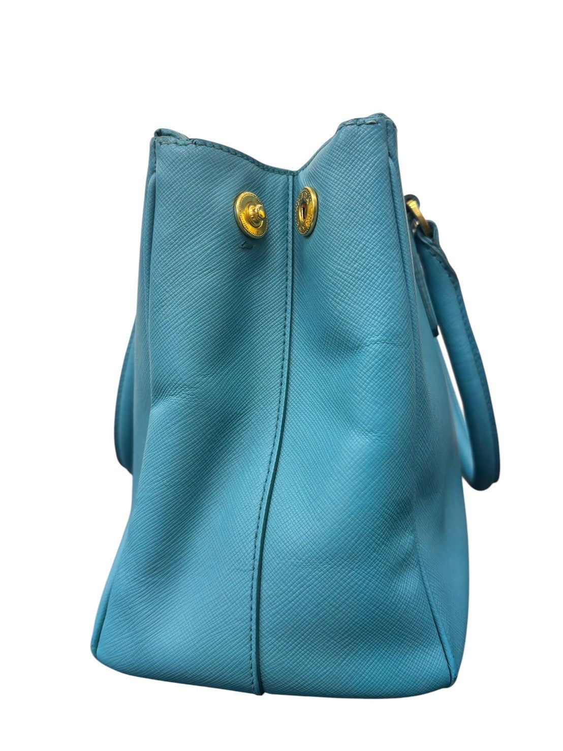 PRADA Galleria Sky Blue Shoulder bags