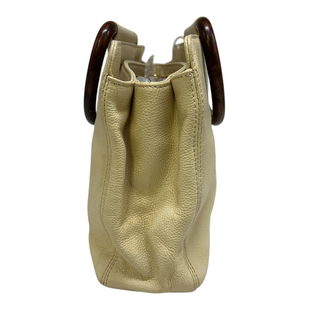CHANEL Wooden Handle bag