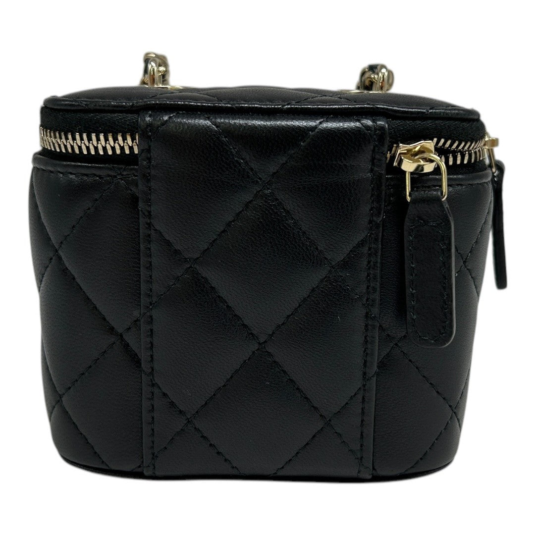 CHANEL shoulder bag Matelassé Vanity Bag Pearl