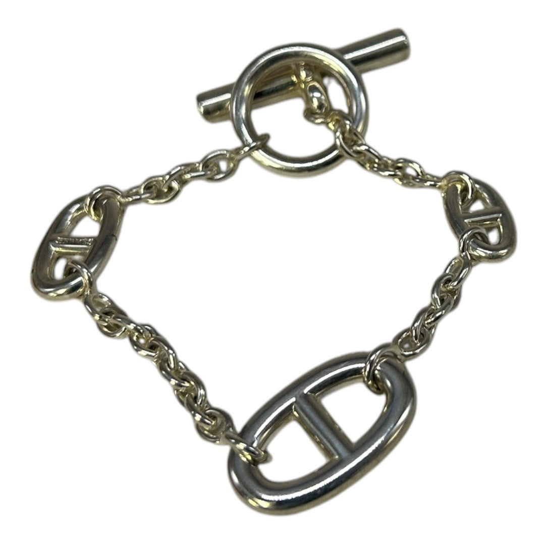 HERMES bracelet Silver Bangles