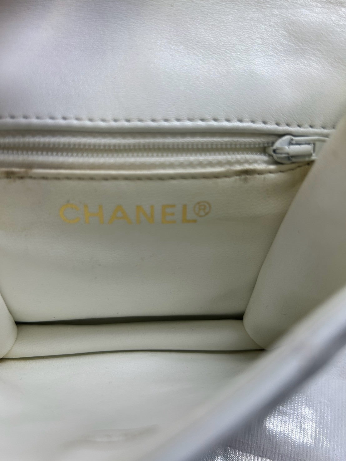 CHANEL Waist Bag white