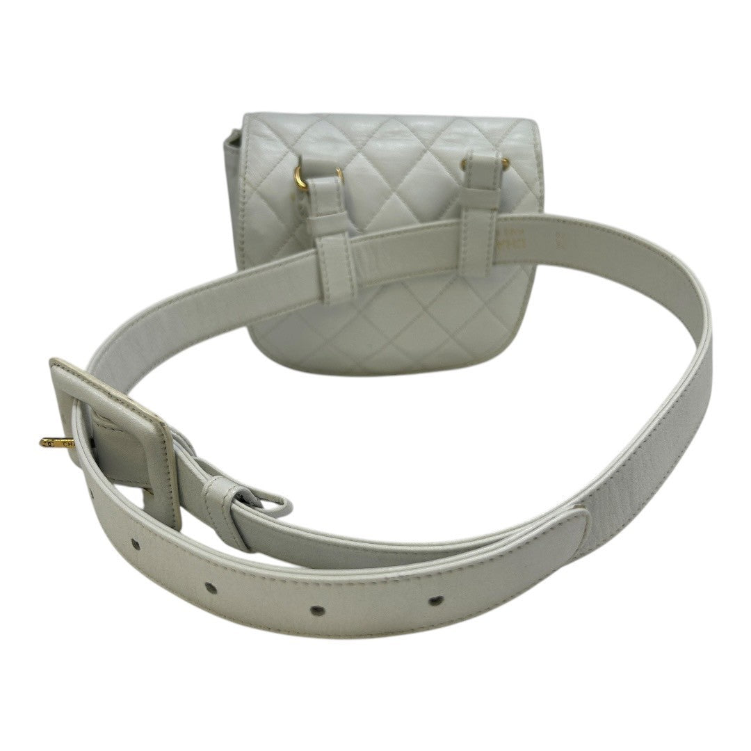 CHANEL Waist Bag white