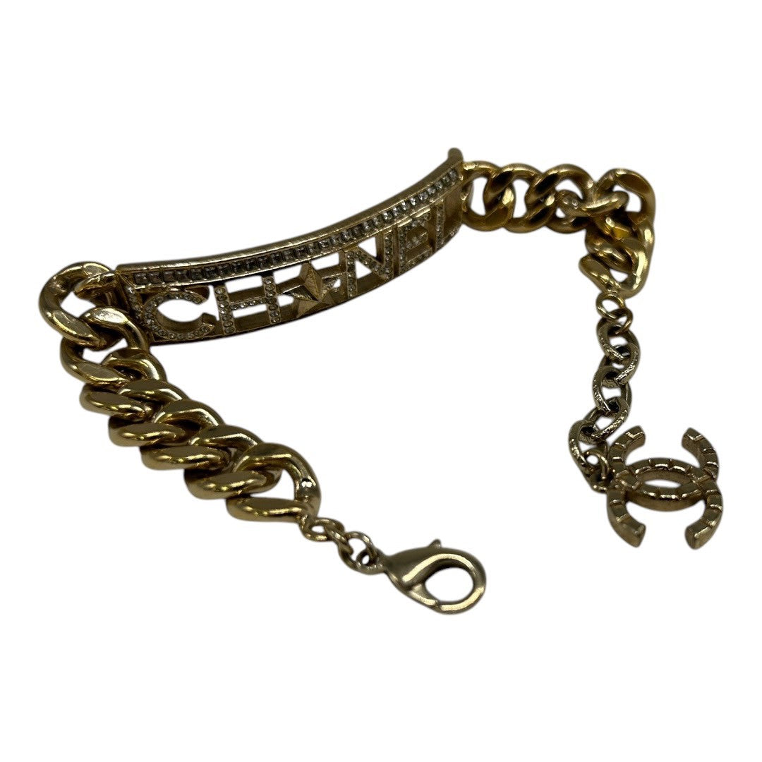 CHANEL bracelet Gold Color