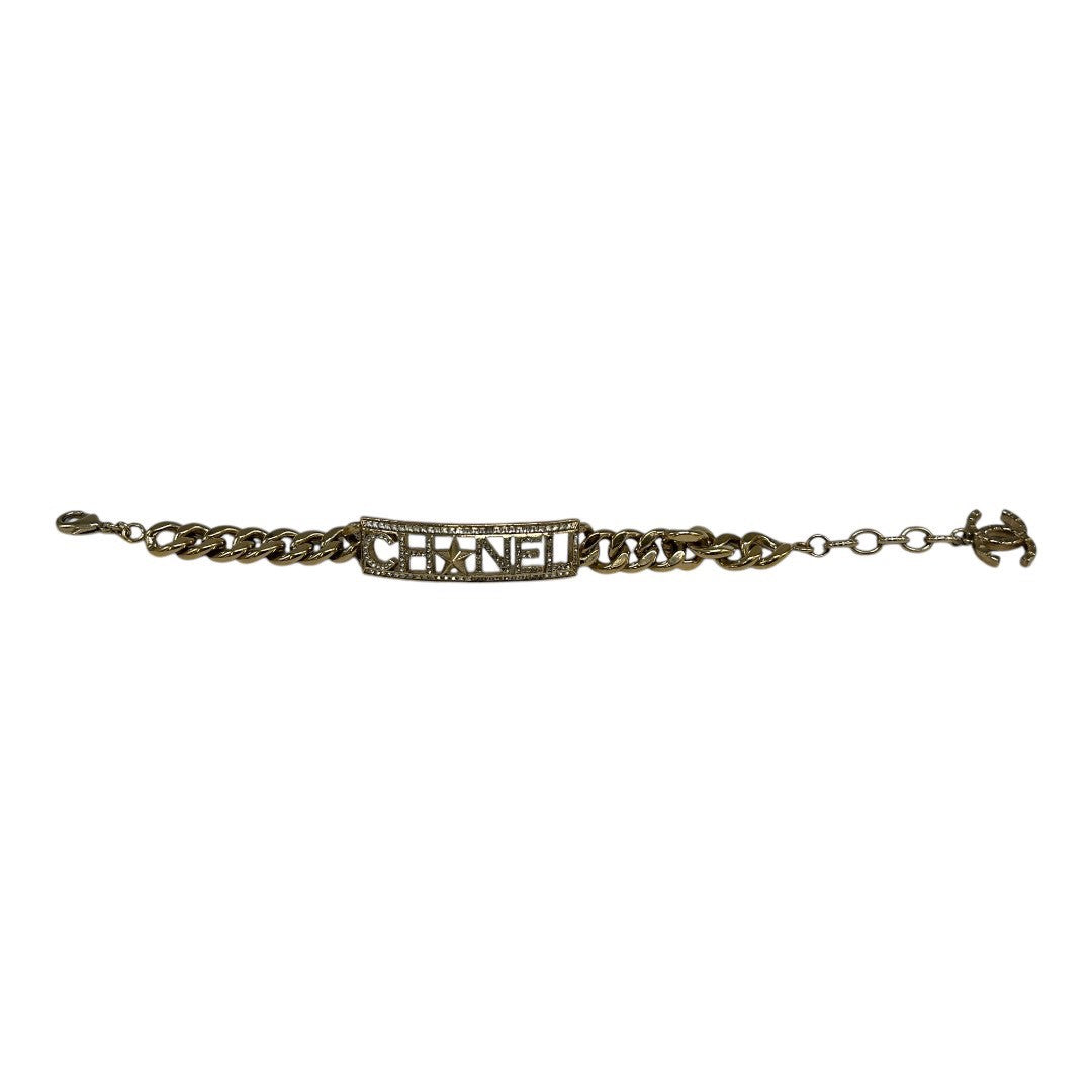 CHANEL bracelet Gold Color