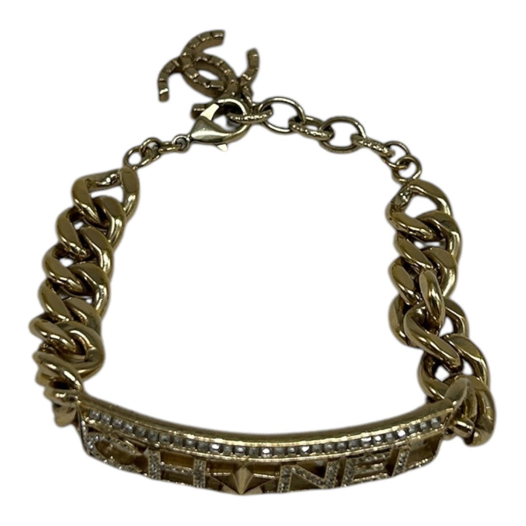 CHANEL bracelet Gold Color