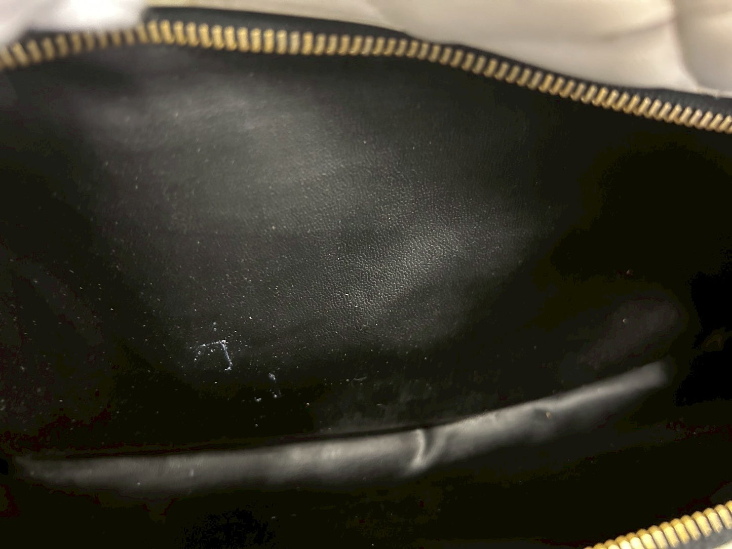 CHANEL Boston bag white
