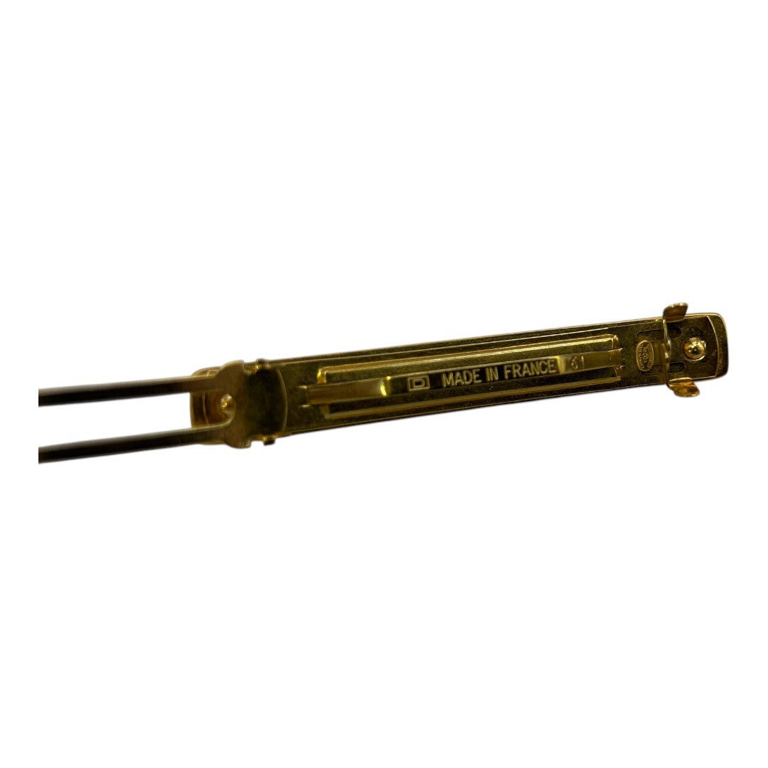 CHANEL Hair Accessories Gold Color