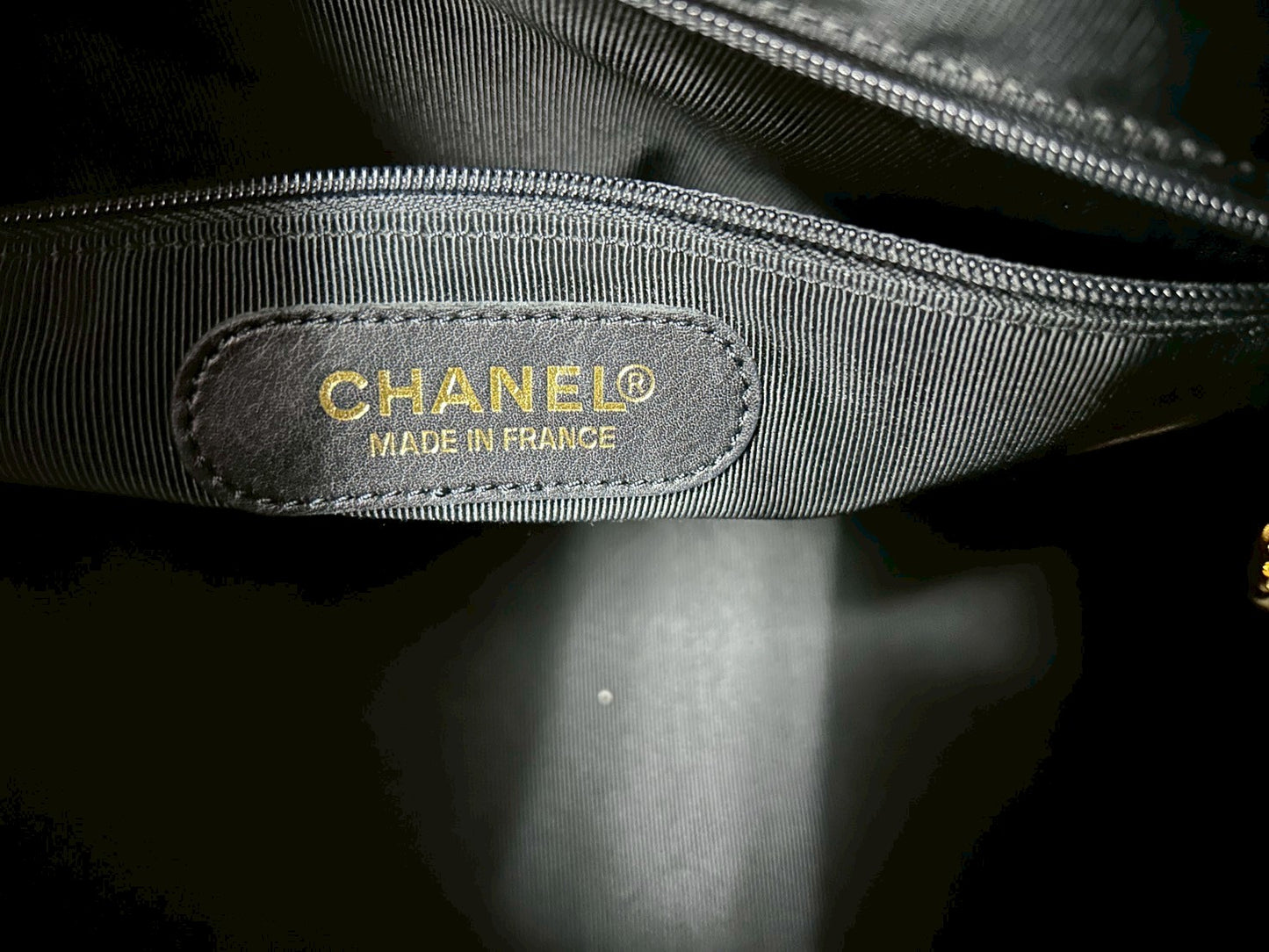 CHANEL enamel bag