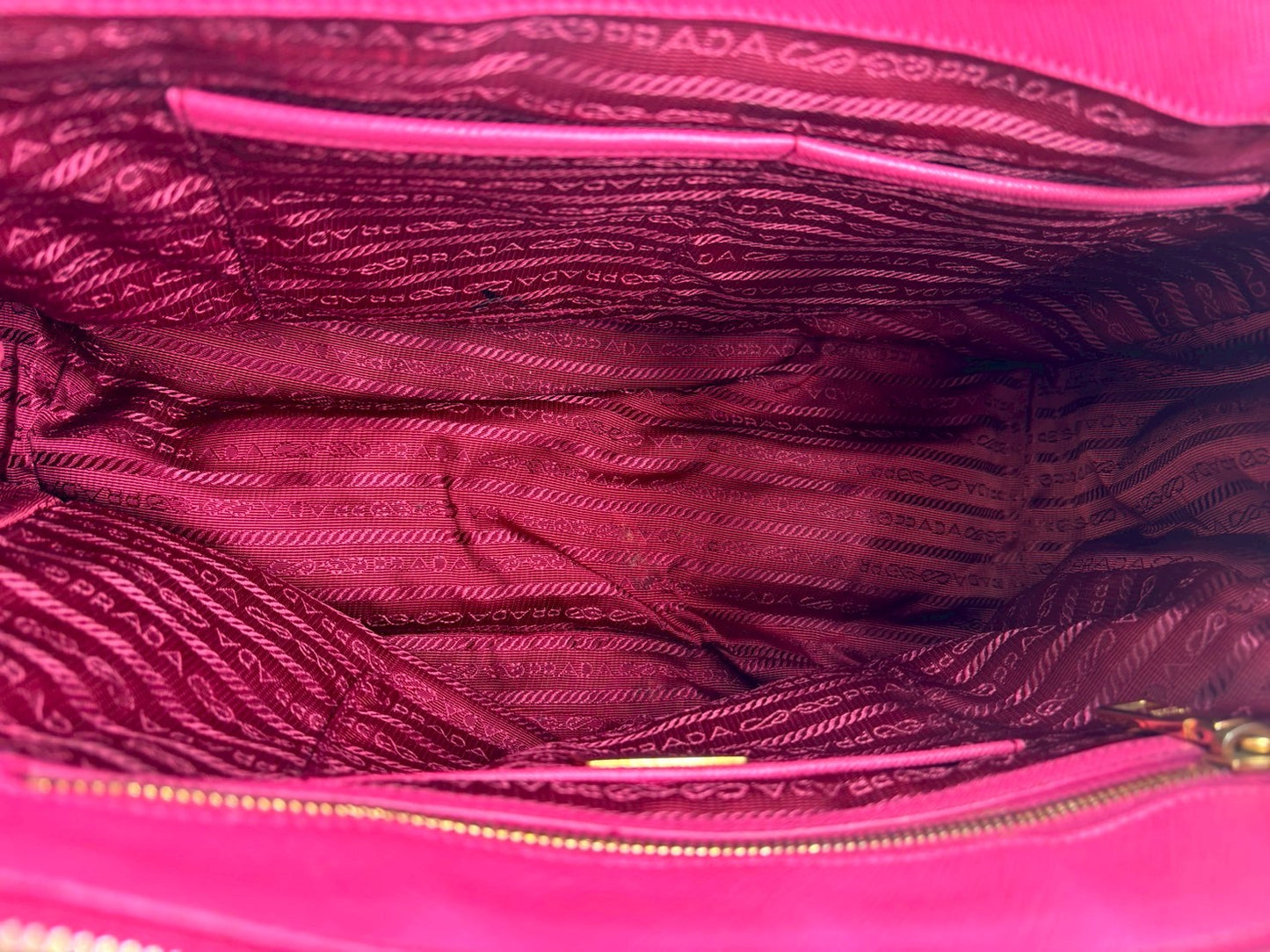 PRADA Saffiano Shoulder bags pink