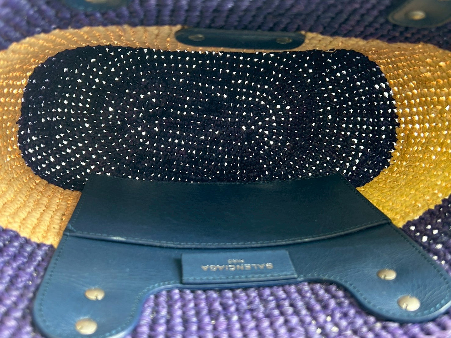 BALENCIAGA Handbags Basket bag pannier raffia
