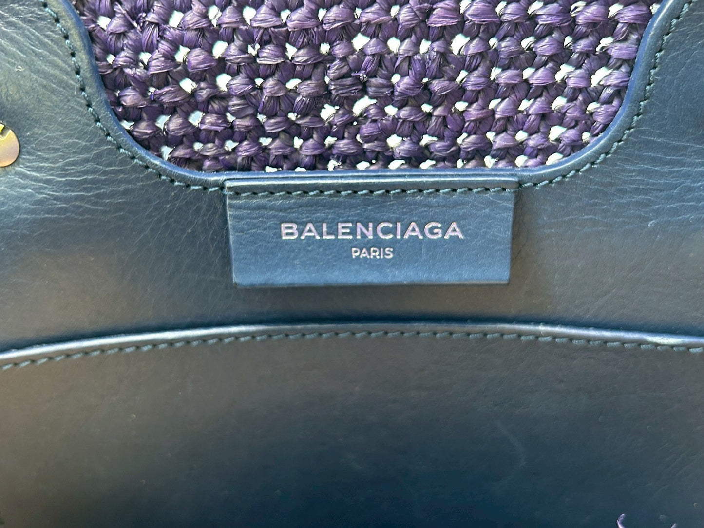 BALENCIAGA Handbags Basket bag pannier raffia