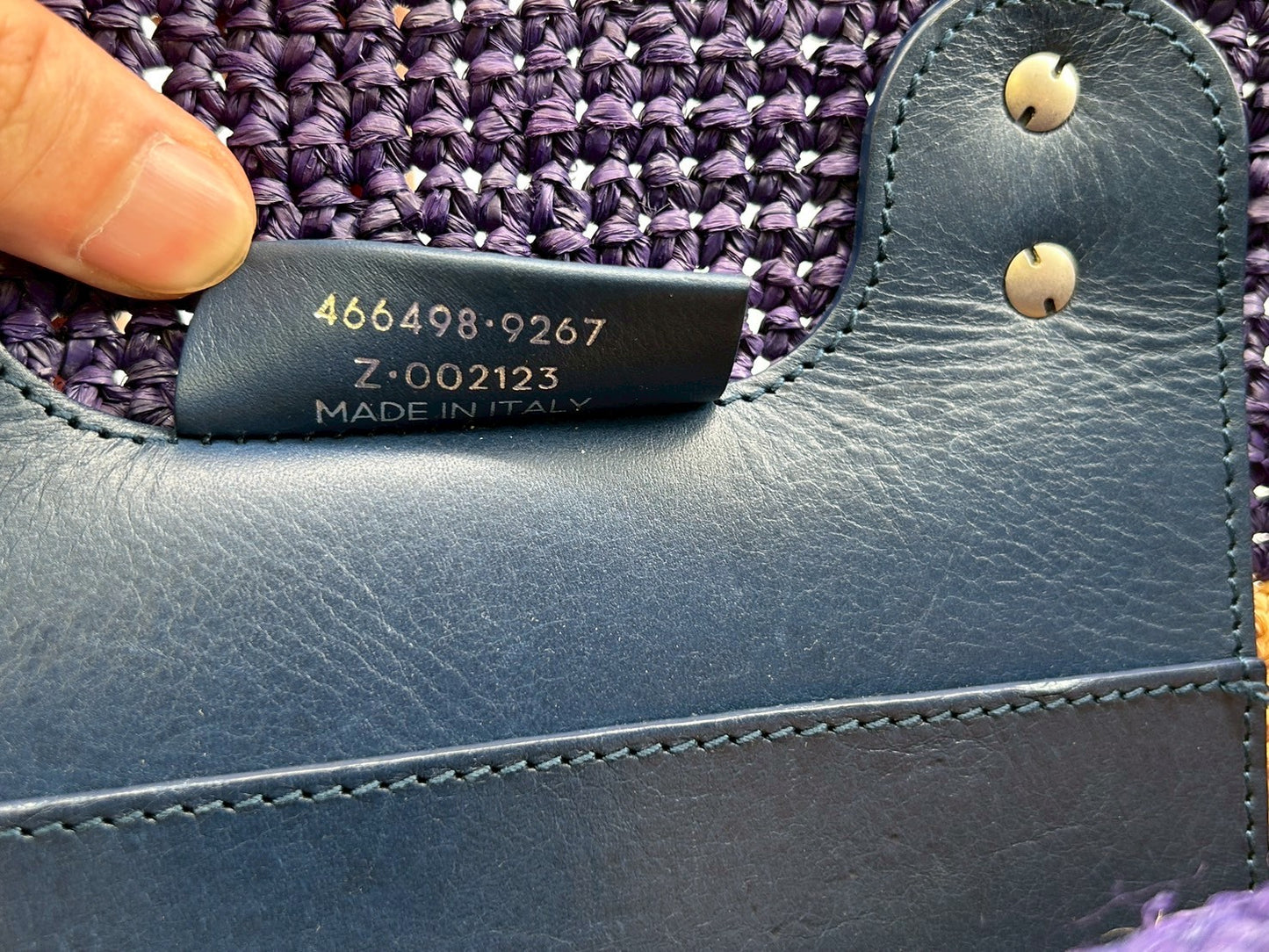 BALENCIAGA Handbags Basket bag pannier raffia
