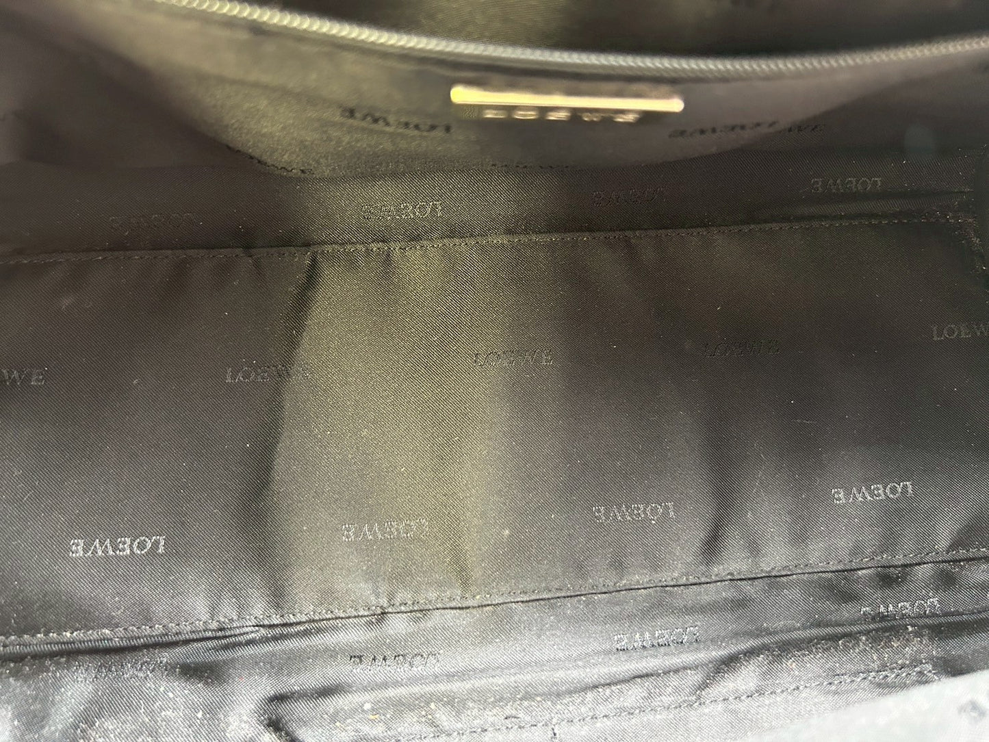LOEWE Amazona handbag leather white