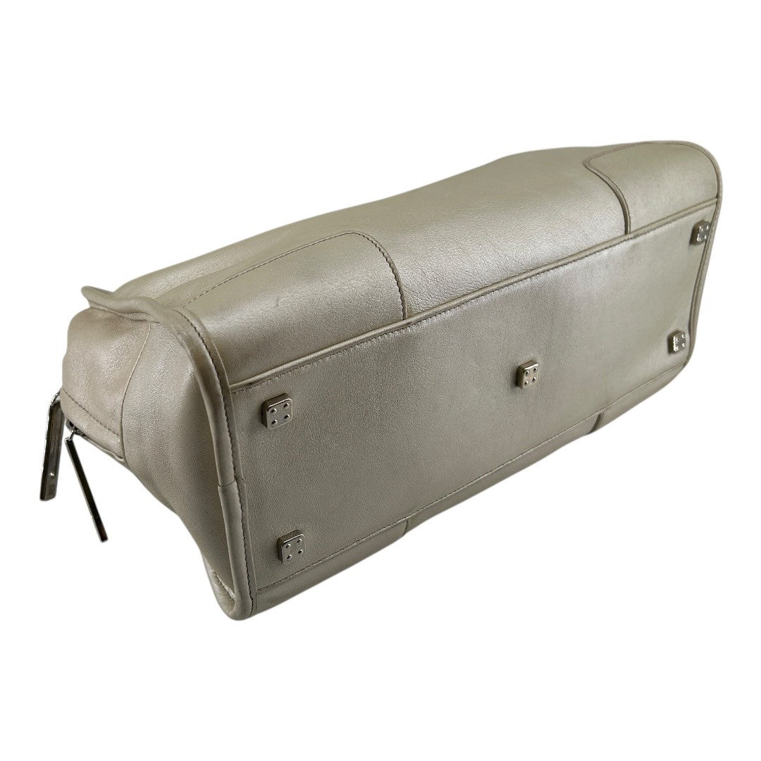 LOEWE Amazona handbag leather white