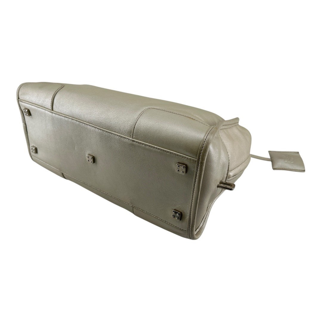 LOEWE Amazona handbag leather white