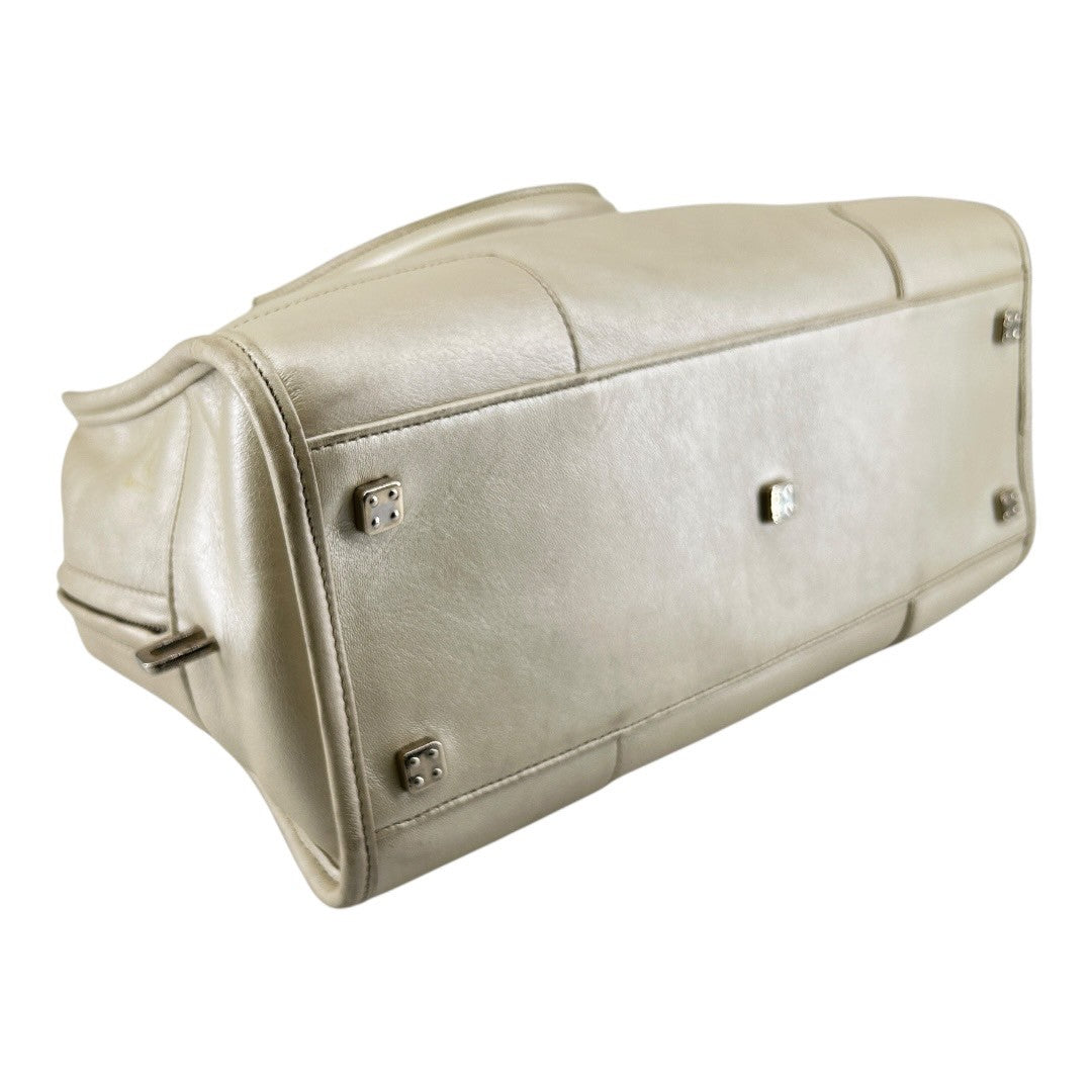 LOEWE Amazona handbag leather white