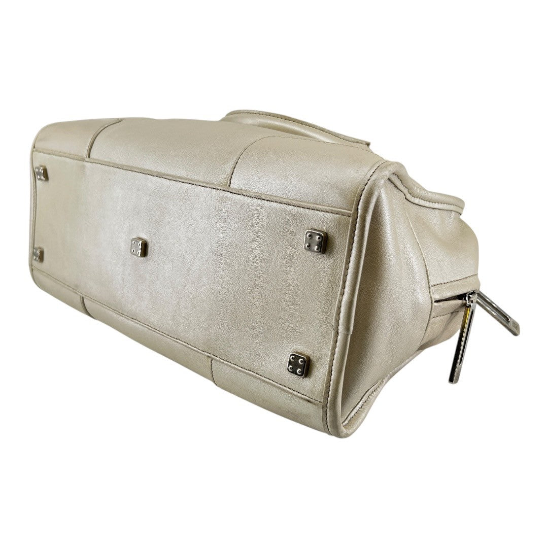 LOEWE Amazona handbag leather white
