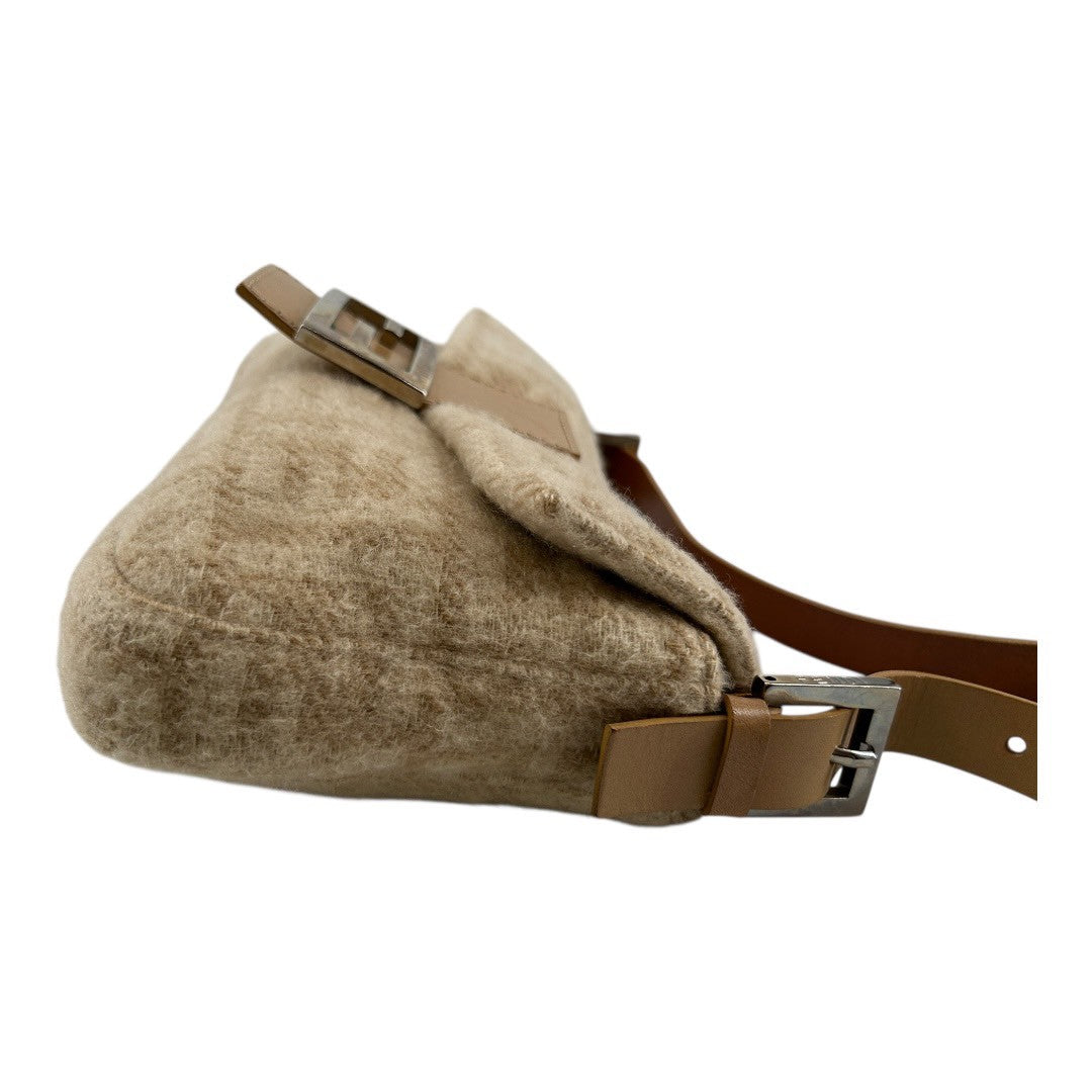 Fendi Women's Mamma Bucket Zucca Wool Handbag