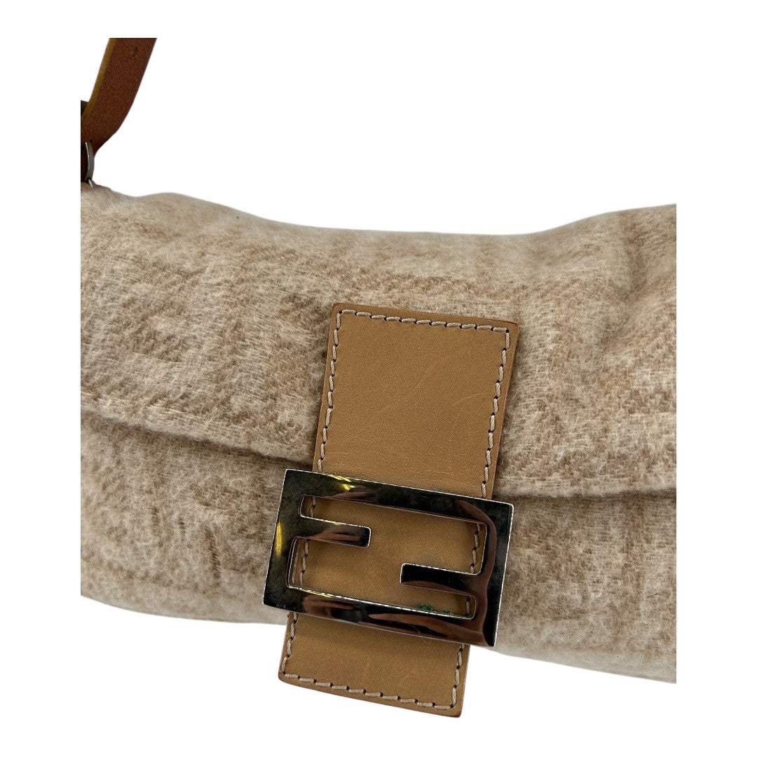 Fendi Women's Mamma Bucket Zucca Wool Handbag