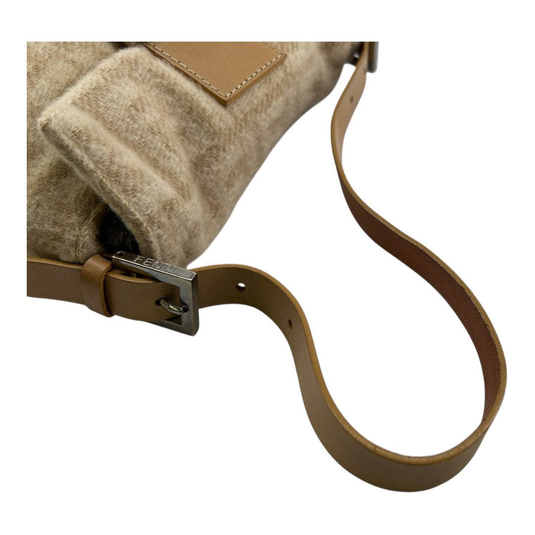 Fendi Women's Mamma Bucket Zucca Wool Handbag
