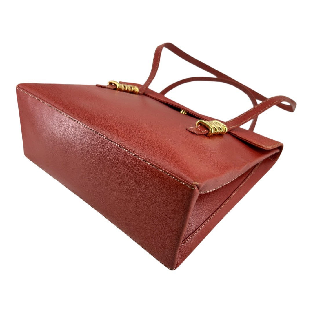 LOEWE Shoulder bag leather red