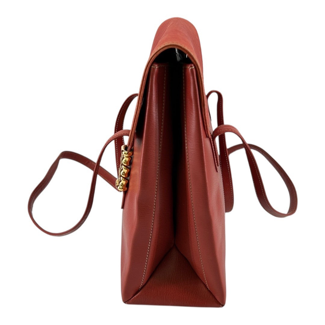 LOEWE Shoulder bag leather red
