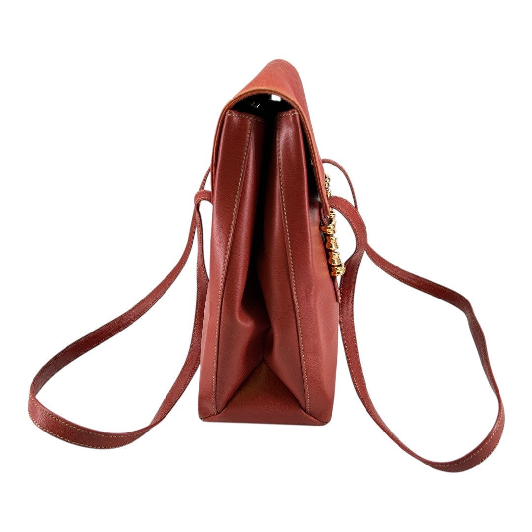 LOEWE Shoulder bag leather red
