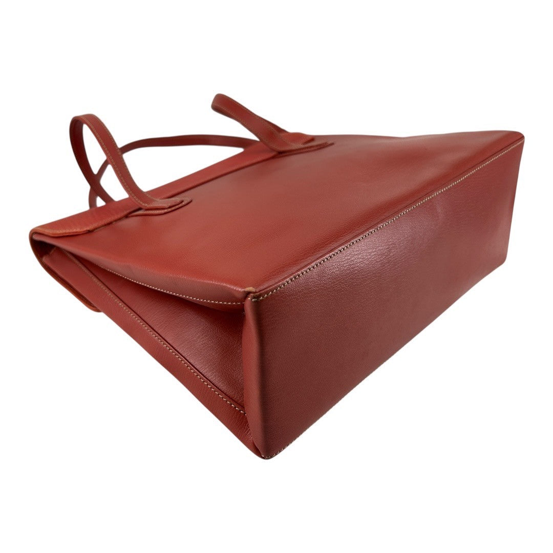 LOEWE Shoulder bag leather red