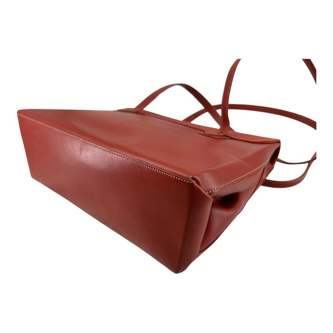 LOEWE Shoulder bag leather red