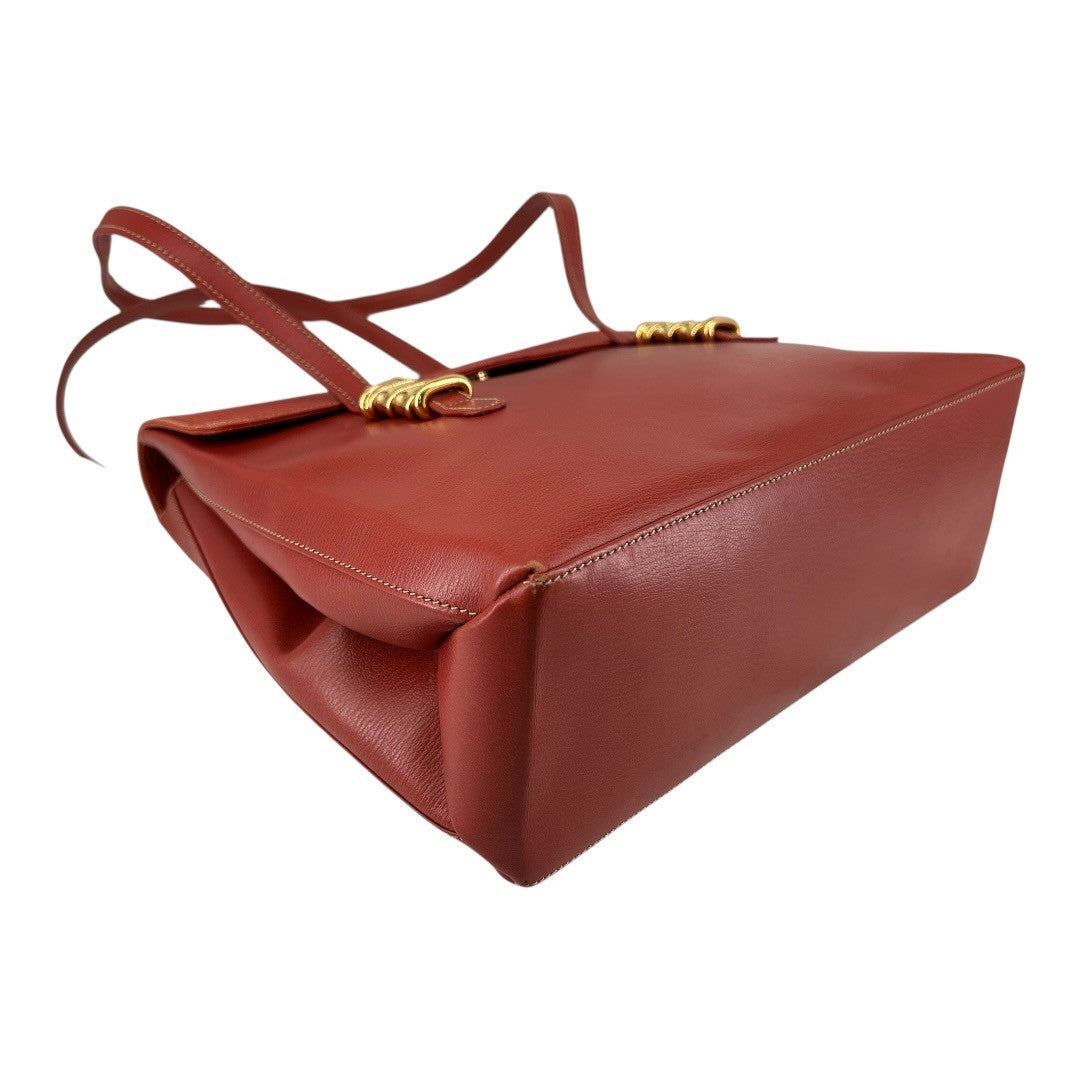 LOEWE Shoulder bag leather red