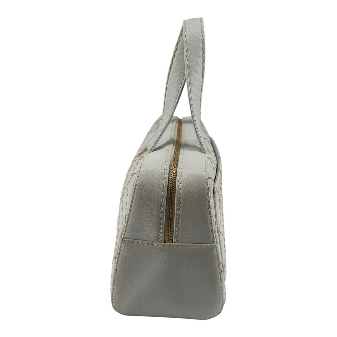 CHANEL Handbag Wild Stitch Tote White
