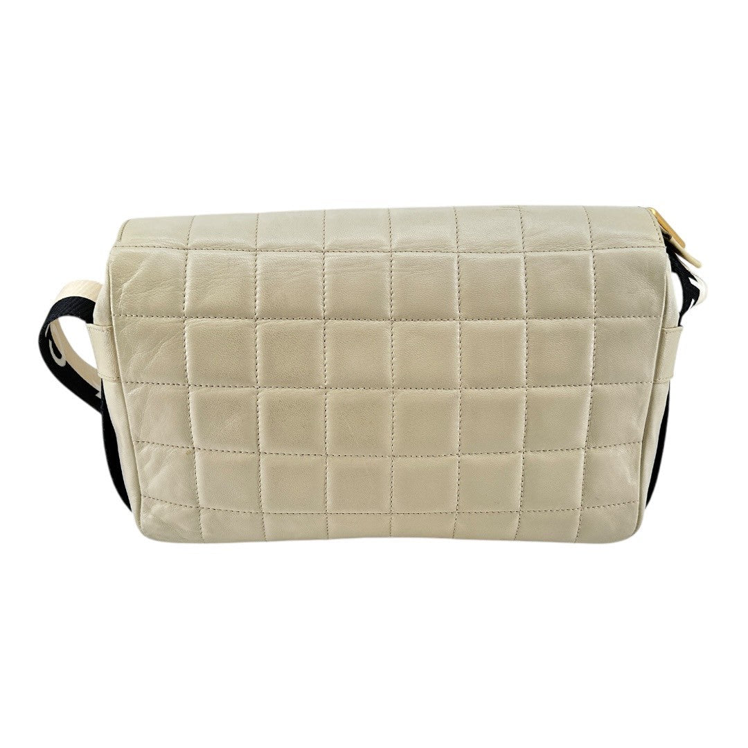 CHANEL Shoulder bag, chocolate bar, Coco mark