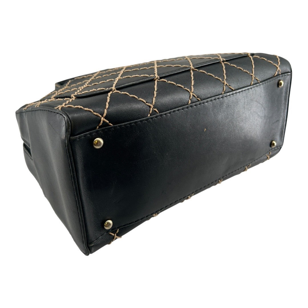 CHANEL Women's handbag, wild stitch, black