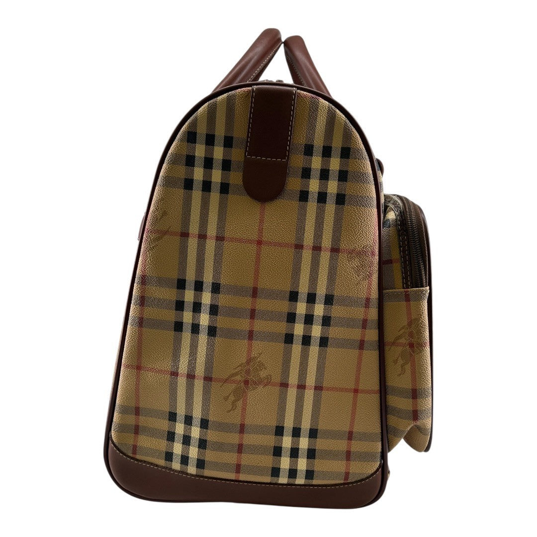 Burberry Boston bag with Nova check and horse logo