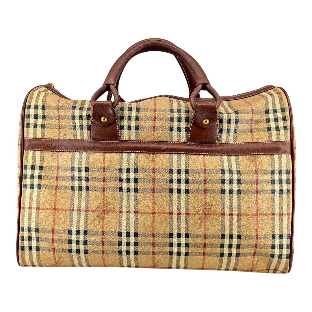 Burberry Boston bag with Nova check and horse logo