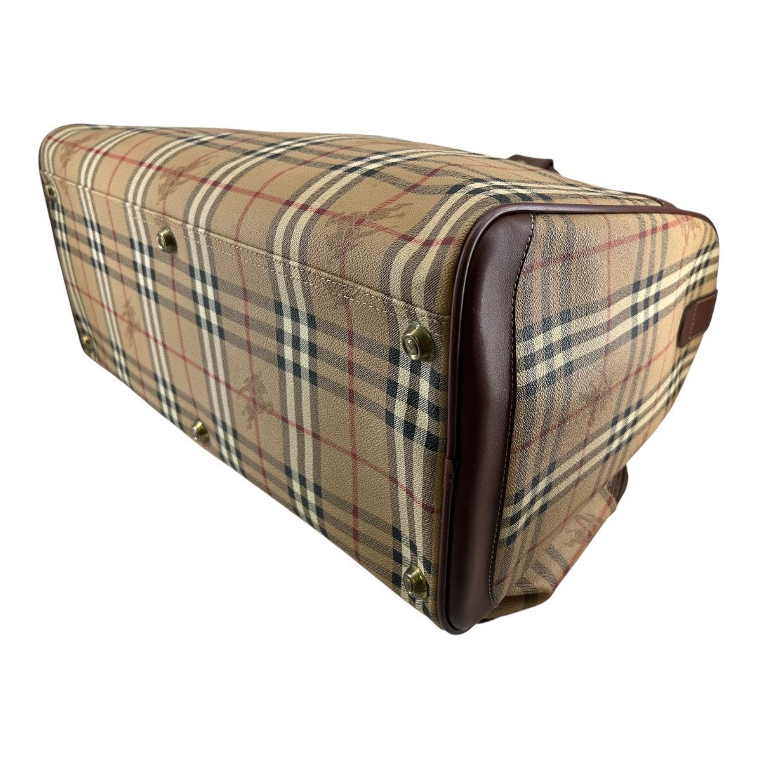 Burberry Boston bag with Nova check and horse logo