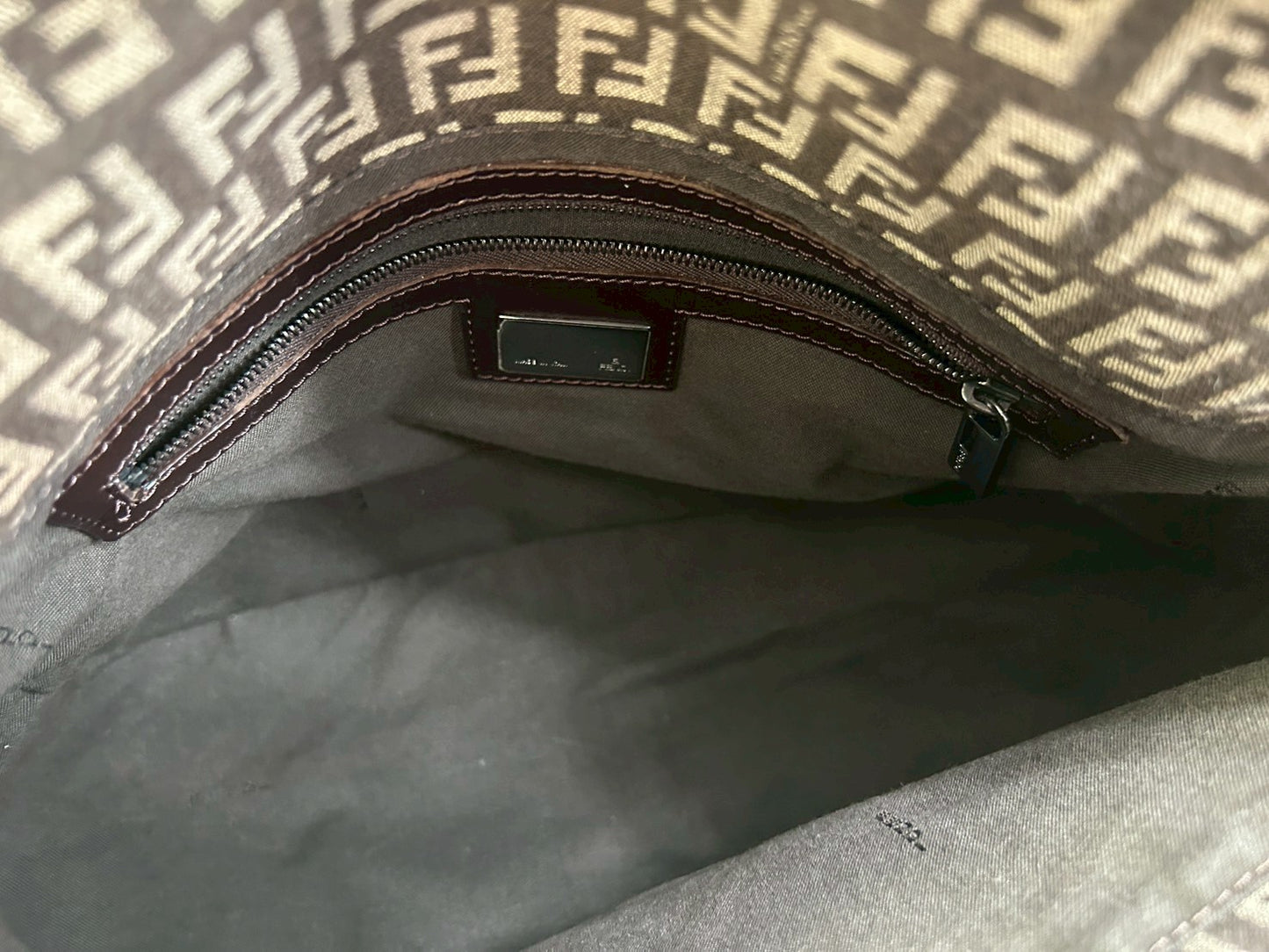Fendi Handbag Zucca pattern Mamma Bucket Ladies