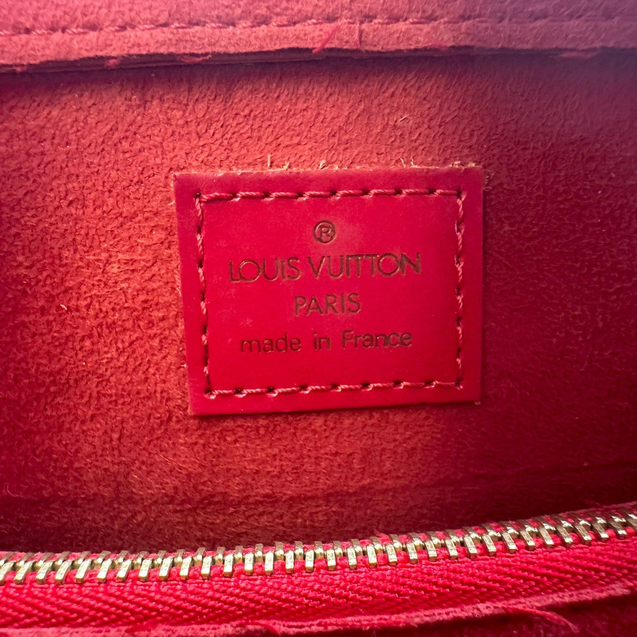 Louis Vuitton Epi Pont Neuf handbag red
