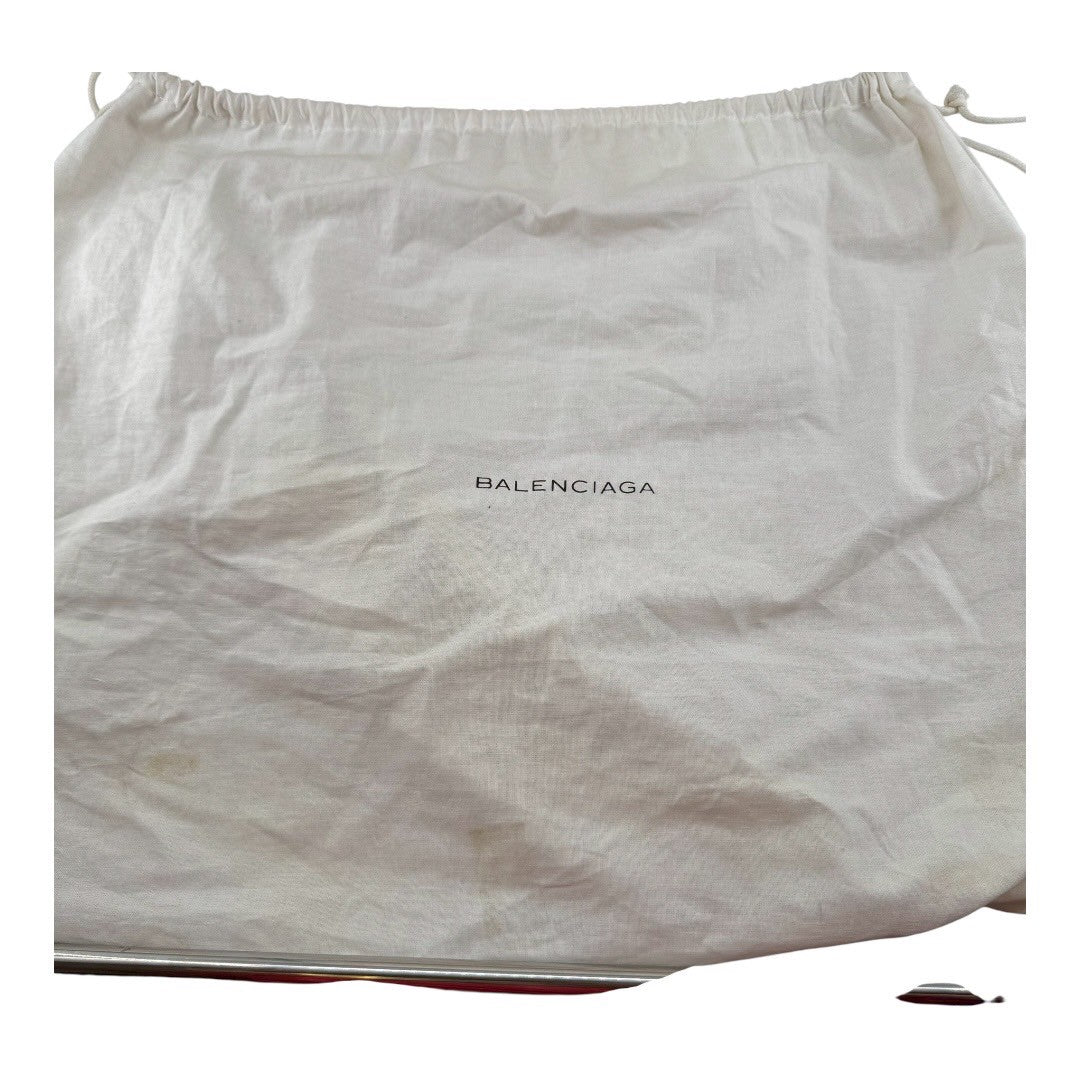 BALENCIAGA Handbag Paper Yellow Leather