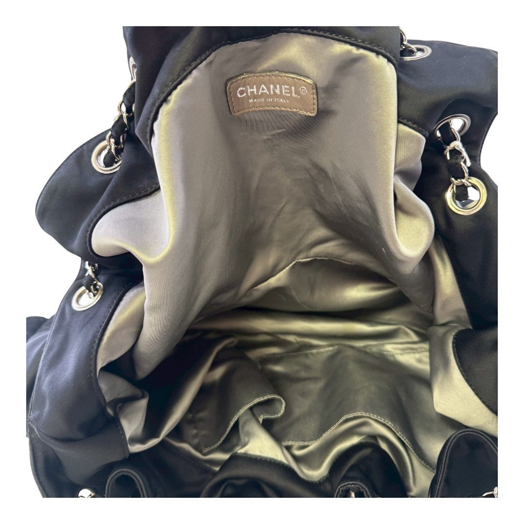 CHANEL Shoulder bag, Matelasse, Chain shoulder, Black