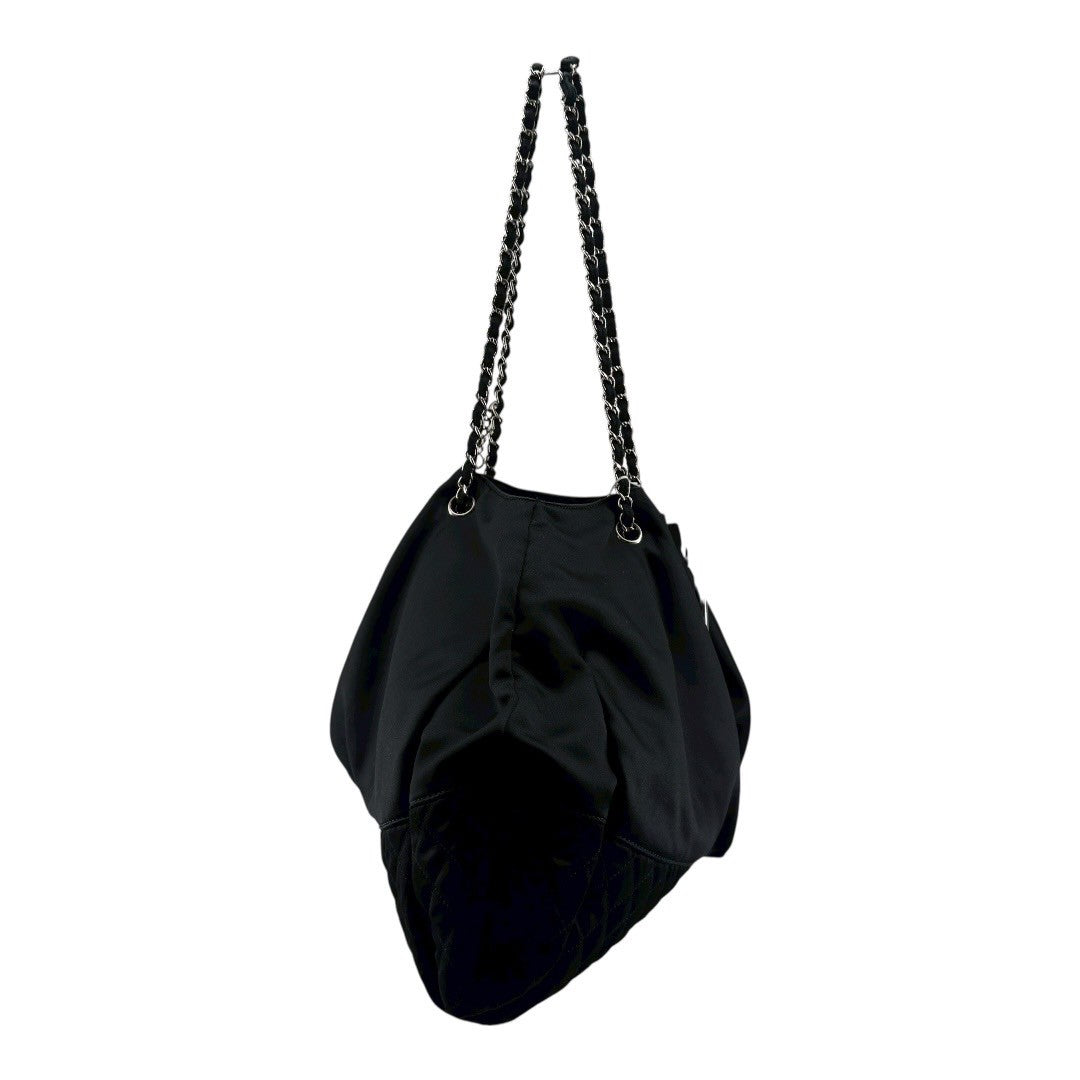 CHANEL Shoulder bag, Matelasse, Chain shoulder, Black