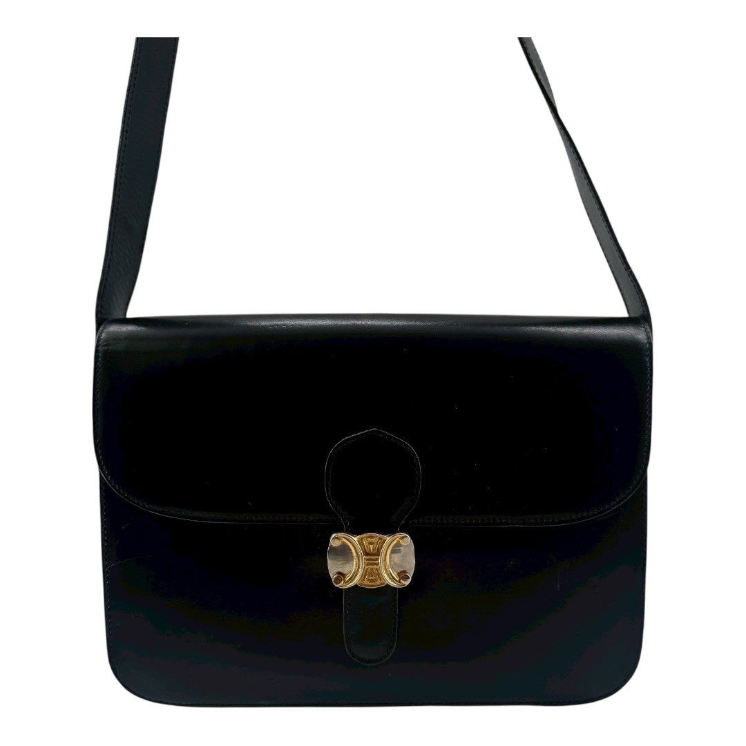 CELINE Women's Shoulder Bag Trion Black