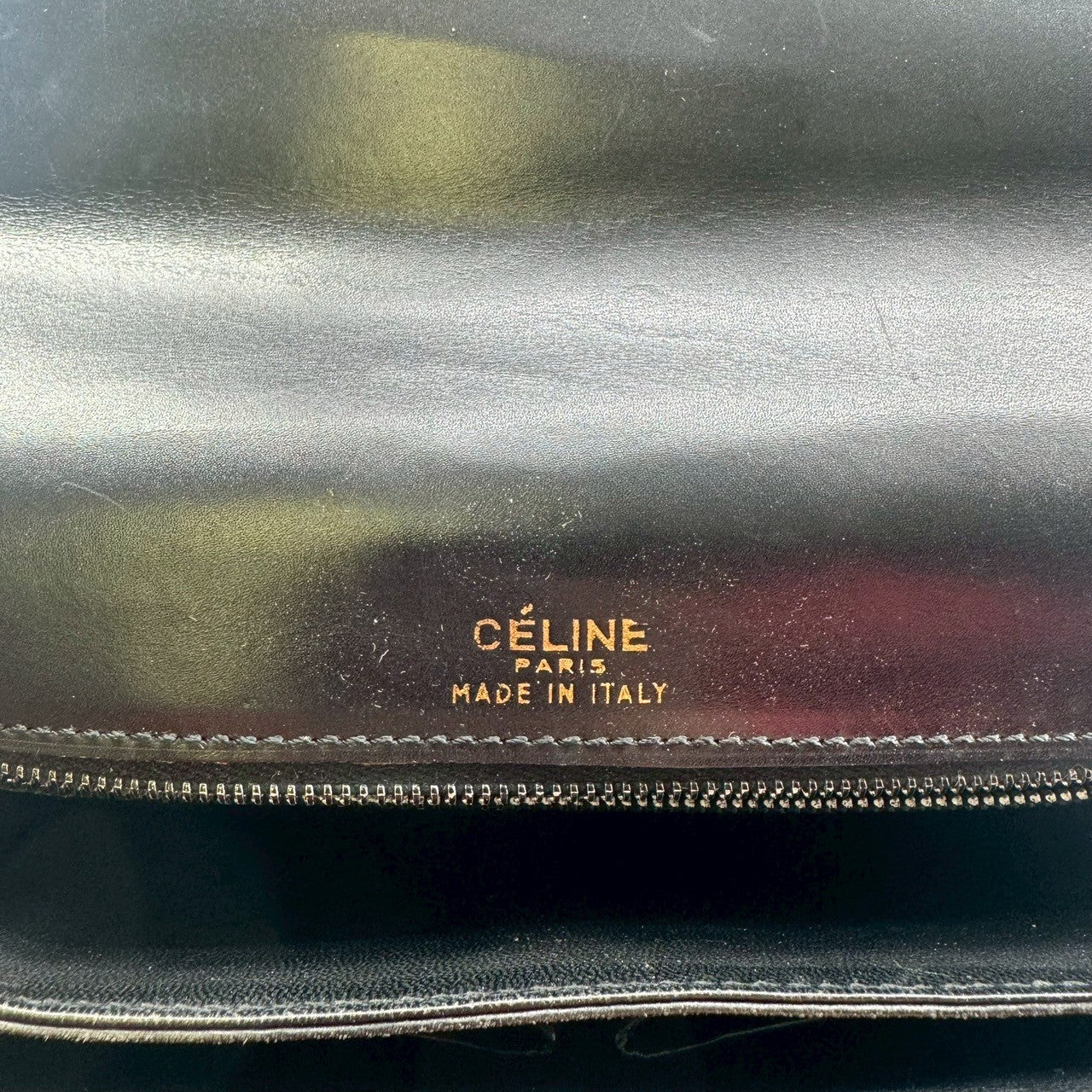 CELINE Women's Shoulder Bag Trion Black