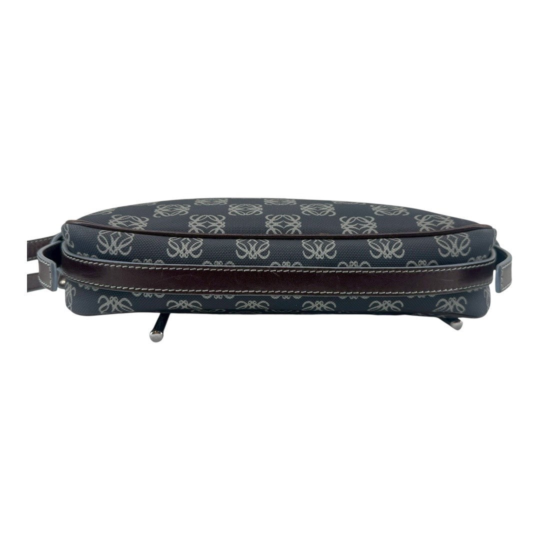 LOEWE Lens Shoulder Bag Leather Anagram PVC