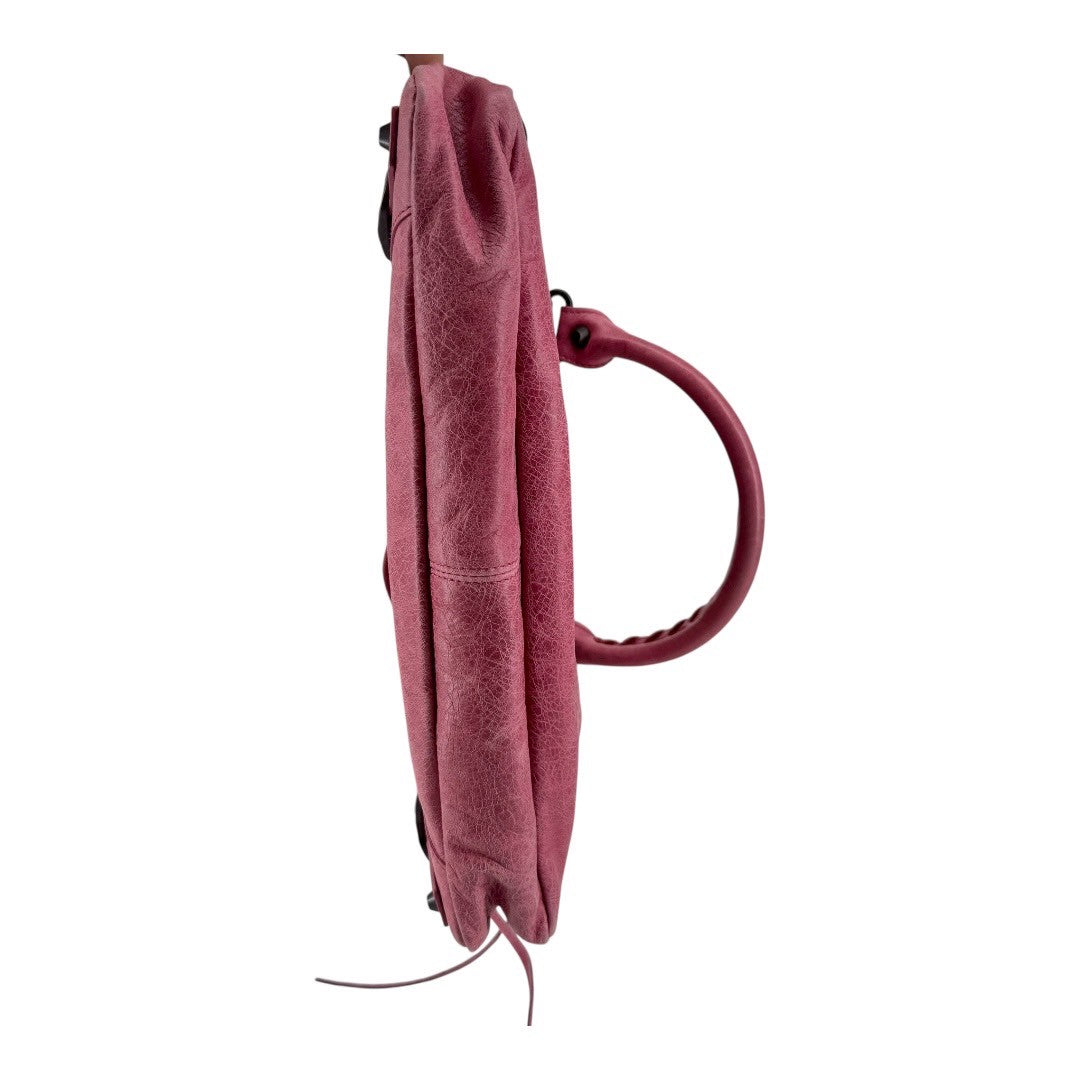 BALENCIAGA Women's handbag in pink with mirror strap