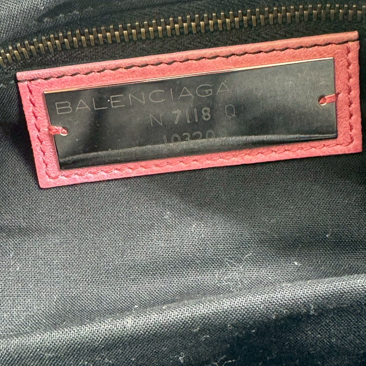 BALENCIAGA Women's handbag in pink with mirror strap